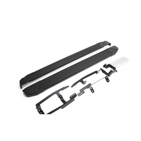 Пороги для Honda CR-V (2017-2022) "Black"-№F173ALB.2103.1 в Алмате от Auto-Land