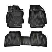 Коврики в салон Nissan Note (2005-2014) 3D с подпятником-№61213 от Auto-Land