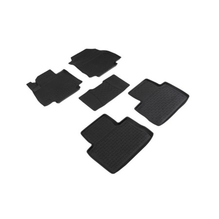 Коврики в салон Toyota RAV4 (2019-2022) МКПП, с высокими бортиками-№92947 в Алмате от Auto-Land