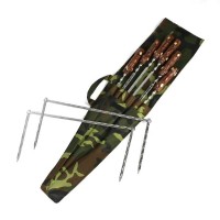 Набор шампуров в чехле (пенек) 50 см-№S-420 от Auto-Land