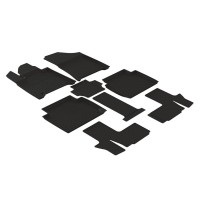 Коврики в салон Hyundai Santa Fe (7 мест) 2023- с высоким бортом-№317001 от Auto-Land