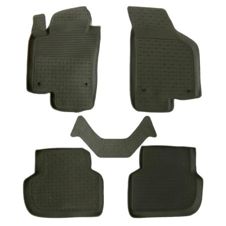 Коврики в салон Volkswagen Jetta (2011-2018) с высокими бортиками-№82571 в Алмате от Auto-Land