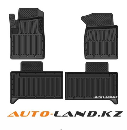 Коврики в салон УАЗ Patriot (2013-2024) 3D Standart-№UA.PAT.13G.01X12 в Алмате от Auto-Land