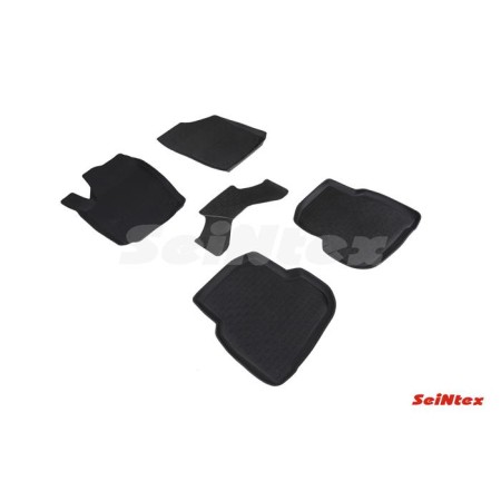 Коврики в салон Volkswagen Polo (2019-2026) с высокими бортиками-№91379 в Таразе от Auto-Land