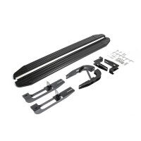 Пороги для Hyundai Santa Fe (2006-2012) &quot;Premium-Black&quot;-№A173ALB.2302.1 от Auto-Land