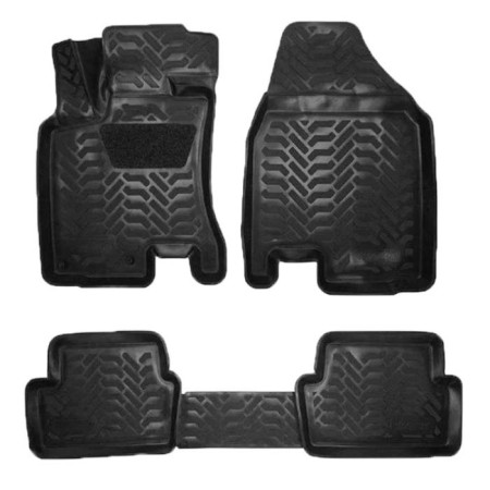 Коврики в салон Nissan Qashqai (2007-2014) 3D с подпятником-№61250 в Алмате от Auto-Land