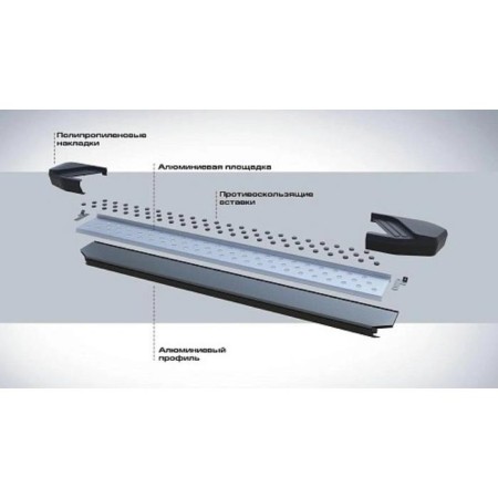 Пороги для Ssang Yong Kyron (2007-2015) "Bmw-Style"-№B173AL.5301.1 в Астане от Auto-Land