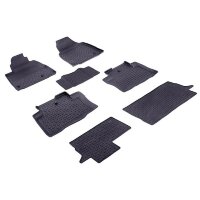 Коврики в салон Honda Pilot (2008-2015) с высокими бортиками-№85084 от Auto-Land