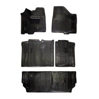 Коврики в салон Toyota Sienna (XL30) (2010-2020) 3 ряда, 8 мест (3D с подпятником)-№AL62815 от Auto-Land