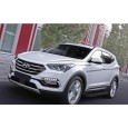 Пороги для Hyundai Santa Fe (2012-2018) "Premium-Black"-№A180ALB.2305.2 в Алмате
