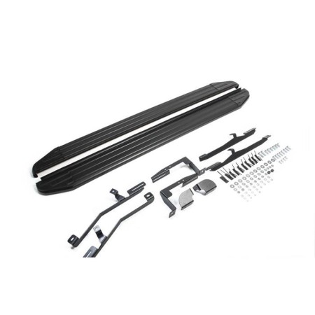 Пороги для Hyundai Santa Fe (2012-2018) "Premium-Black"-№A180ALB.2305.2 в Алмате от Auto-Land