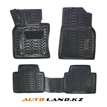 Коврики в салон Toyota Camry 70 (2018-2024) 3D с подпятником-№61983 в Алмате от Auto-Land
