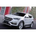 Пороги для Hyundai Santa Fe (2012-2018) "Bmw-Style"-№D180AL.2305.2 в Алмате