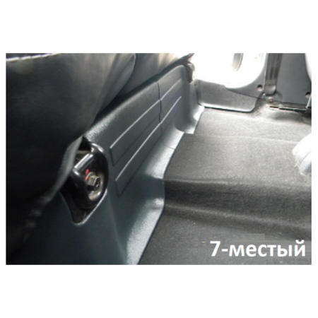 Накладки на ковролин (пятки) под зад. сиденье Lada Largus (2012-2022)-№lsnnkzs в Паводаре от Auto-Land