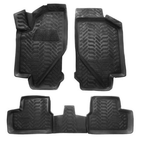 Коврики в салон Lada Granta (2011-2024) 3D с подпятником-№64024 в Астане от Auto-Land