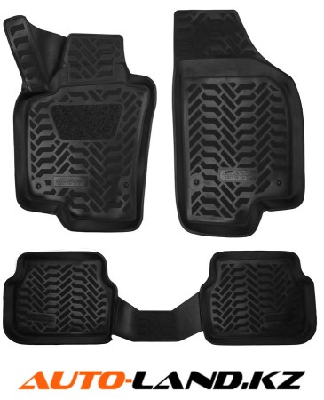 Коврики в салон Volkswagen Tiguan (2007-2016) 3D с подпятником-№62023 в Астане от Auto-Land