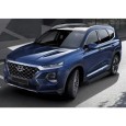 Пороги для Hyundai Santa Fe (2018-2020)  "Black"-№F180ALB.2307.1 в Астане