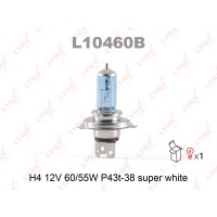 Лампа LYNX H4 12V 60/55W P43t-38 SUPER WHITE-№L10460B от Auto-Land
