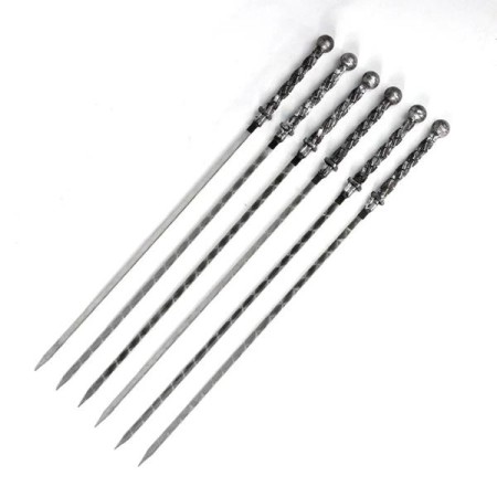 Шампур с ручкой горячей ковки (шар серебро) 50см-№S-544 в Астане от Auto-Land