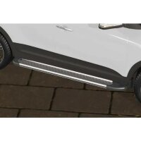 Пороги для Hyundai Creta (2016-2020) Standart Silver 1700  &quot;Silver&quot;-№AFZDAALHCRET4WD05 от Auto-Land