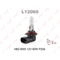 Лампа LYNX HB3 9005 12V 60W P20d-№L12060 от Auto-Land