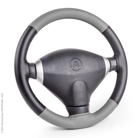 Оплётка для перетяжки руля SAM-100 BK.GY (M)-№SAM-100 BK.GY (M) в Алмате от Auto-Land