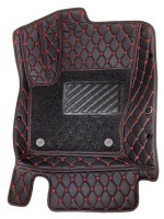 Коврики в салон Nissan Patrol Y62 (2014-) кожа Чёрн с красным-№3DPatrol-кожа.красн от Auto-Land