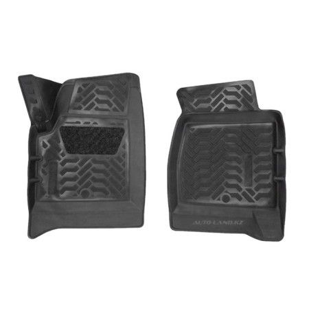 Коврики в салон УАЗ Patriot (2005-2024) передние 2шт, 3D с подпятником-№64036 в Алмате от Auto-Land