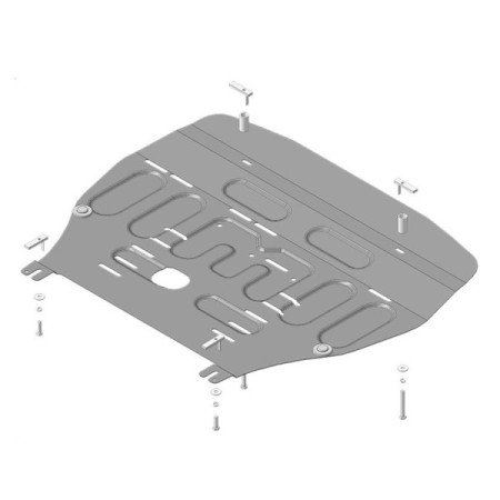 Защита картера и КПП Kia Carnival (2021-2024) Объём 3,5; 2,2-№71010 в Астане от Auto-Land