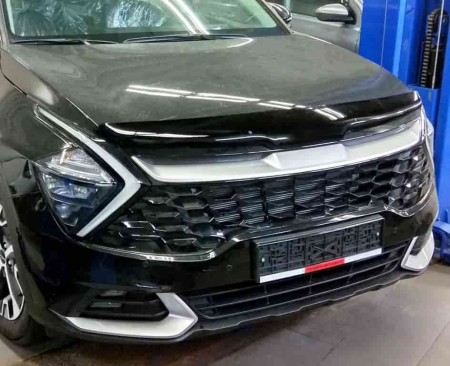 Дефлектор капота Kia Sportage 2023-№SKISPO2112 в Астане от Auto-Land