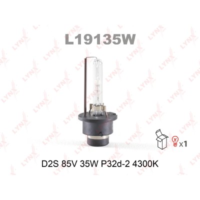 Лампа LYNX D2S 85V 35W P32d-2 4300K-№L19135W в Астане от Auto-Land