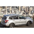 Пороги для Subaru Forester (2013-2015) "Premium-Black"-№A173ALB.5401.1 в Алмате