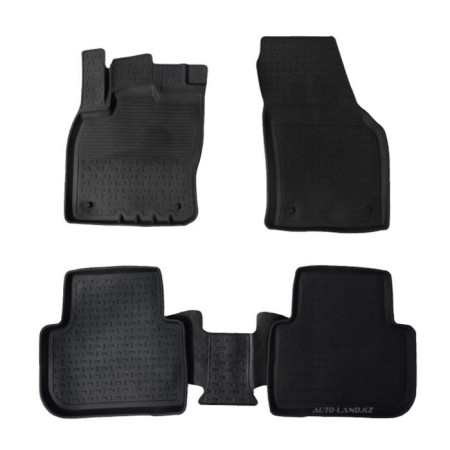 Коврики в салон Volkswagen Tiguan (2017-2024) с высокими бортиками-№87995 в Шымкенте от Auto-Land