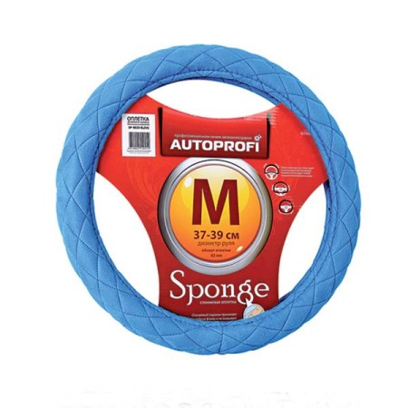 Оплётка руля спонжевая SP-9020 BL (M)-№SP-9020 BL (M) в Алмате от Auto-Land