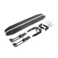 Пороги для Hyundai Santa Fe (2006-2012) &quot;Premium&quot;-№A173ALP.2302.1 от Auto-Land