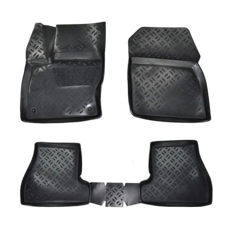 Коврики в салон Ford Focus (2011-2024) 3D подпятником-№60416 в Алмате от Auto-Land