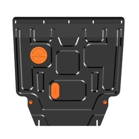 Защита картера и КПП Geely Coolray 2020-,/  Cityray 2024 --№ALF0819st в Астане от Auto-Land