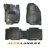 Коврики в салон Toyota RAV4 (2019-2024) 3D с подпятником-№61993 от Auto-Land