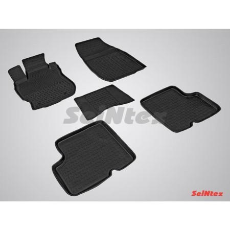 Коврики в салон Nissan Almera G11 (2013-2024) с высокими бортиками-№84088 в Таразе от Auto-Land