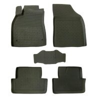 Коврики в салон Renault Megane (2008-2024) с высокими бортиками-№83252 от Auto-Land