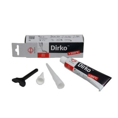 Силиконовый герметик DIRKO 70ml черный +300°-№006552 в Шымкенте от Auto-Land