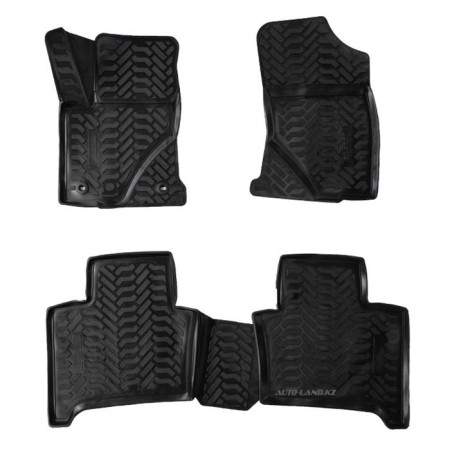 Коврики в салон Toyota Fortuner (2015-2022) 3D-№61982 в Алмате от Auto-Land