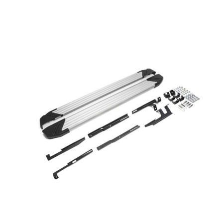 Пороги для Mazda CX-5 (2011-2017) "Silver"-№F173AL.3801.3 в Астане от Auto-Land