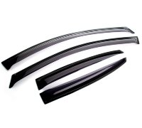 Дефлекторы окон Renault Logan (2014-2019) седан-№DN-REN-00010 от Auto-Land