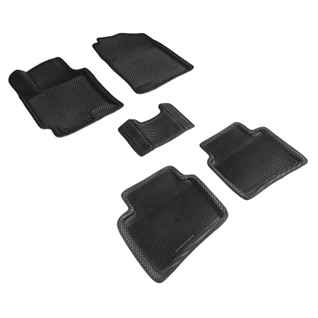 Коврики в салон Kia Rio (2017-2024) Eva 3D "соты"-№95163 в Астане от Auto-Land