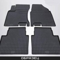 Коврики в салон Ford Transit Custom (2017-2024) &quot;Сетка&quot;-№89171 от Auto-Land