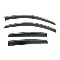 Дефлекторы окон Tank 300 (2021-) c хромированным молдингом-№Tank300 от Auto-Land