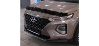 Дефлектор капота Hyundai Santa Fe (2018-2023)-№SHYSAN1812 от Auto-Land