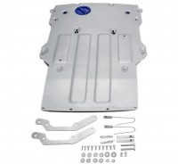 Защита картера BMW X3 (2017-2022)/BMW X4 (2018-2022) 2 части-№333.0531.1 от Auto-Land