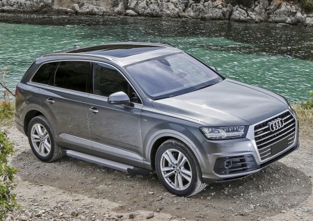 Пороги для Audi Q7 (2015-2019) "Silver" -№F193AL.0304.1 в Астане от Auto-Land